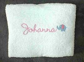 1 Handtuch -Johanna und Elefant - Bild vergr��ern 