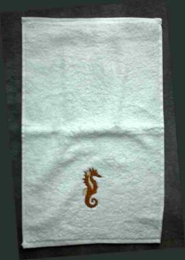 1 G�stehandtuch Seepferdchen - Bild vergr��ern 